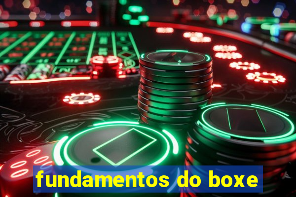 fundamentos do boxe